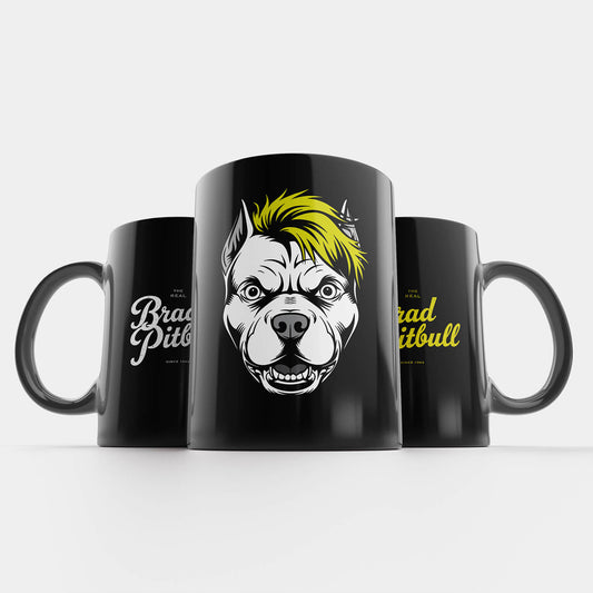 BRAD PITMUG ceramic (black)