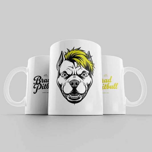BRAD PITMUG ceramic (white)